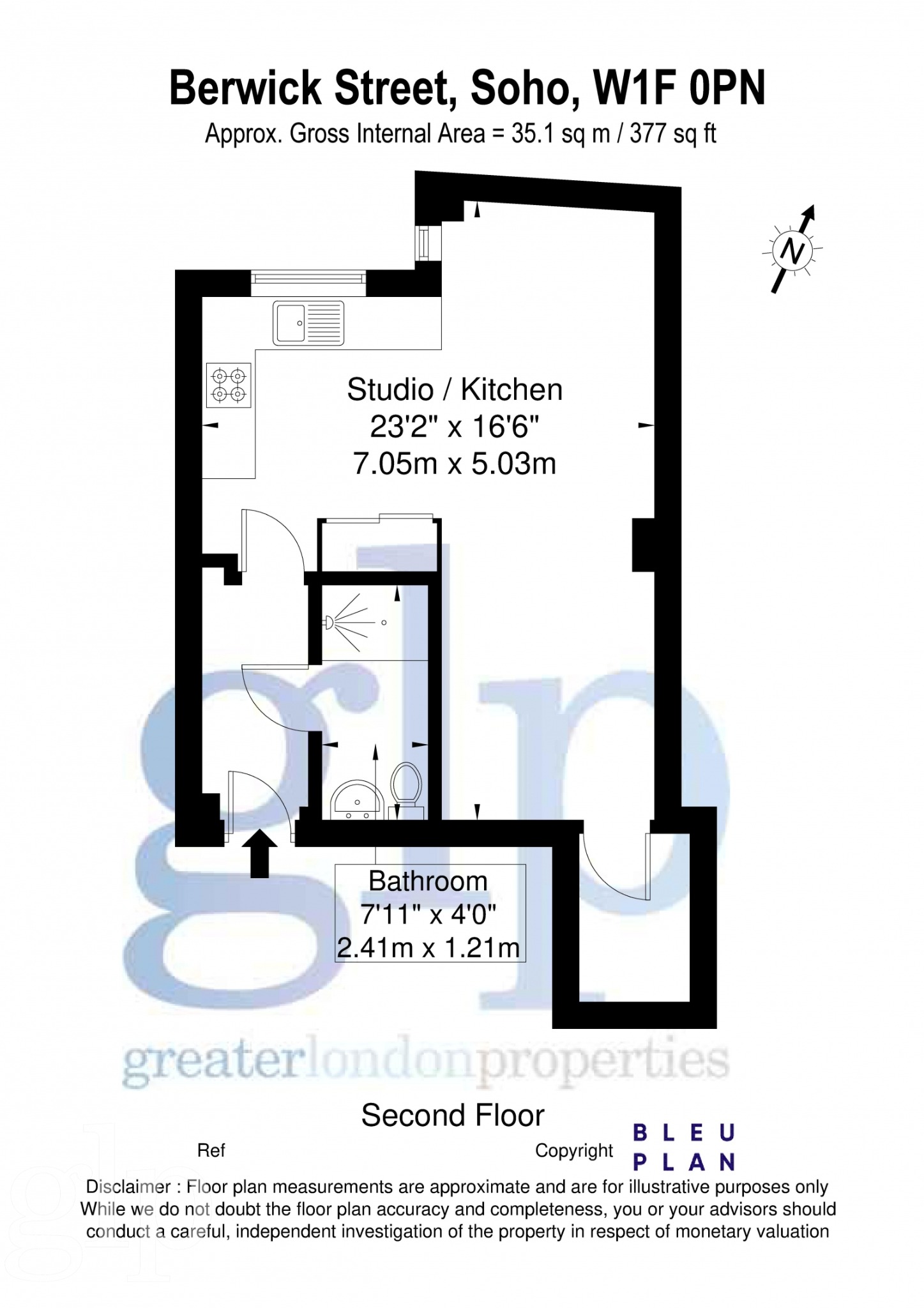 12, Berwick Street, London floorplan