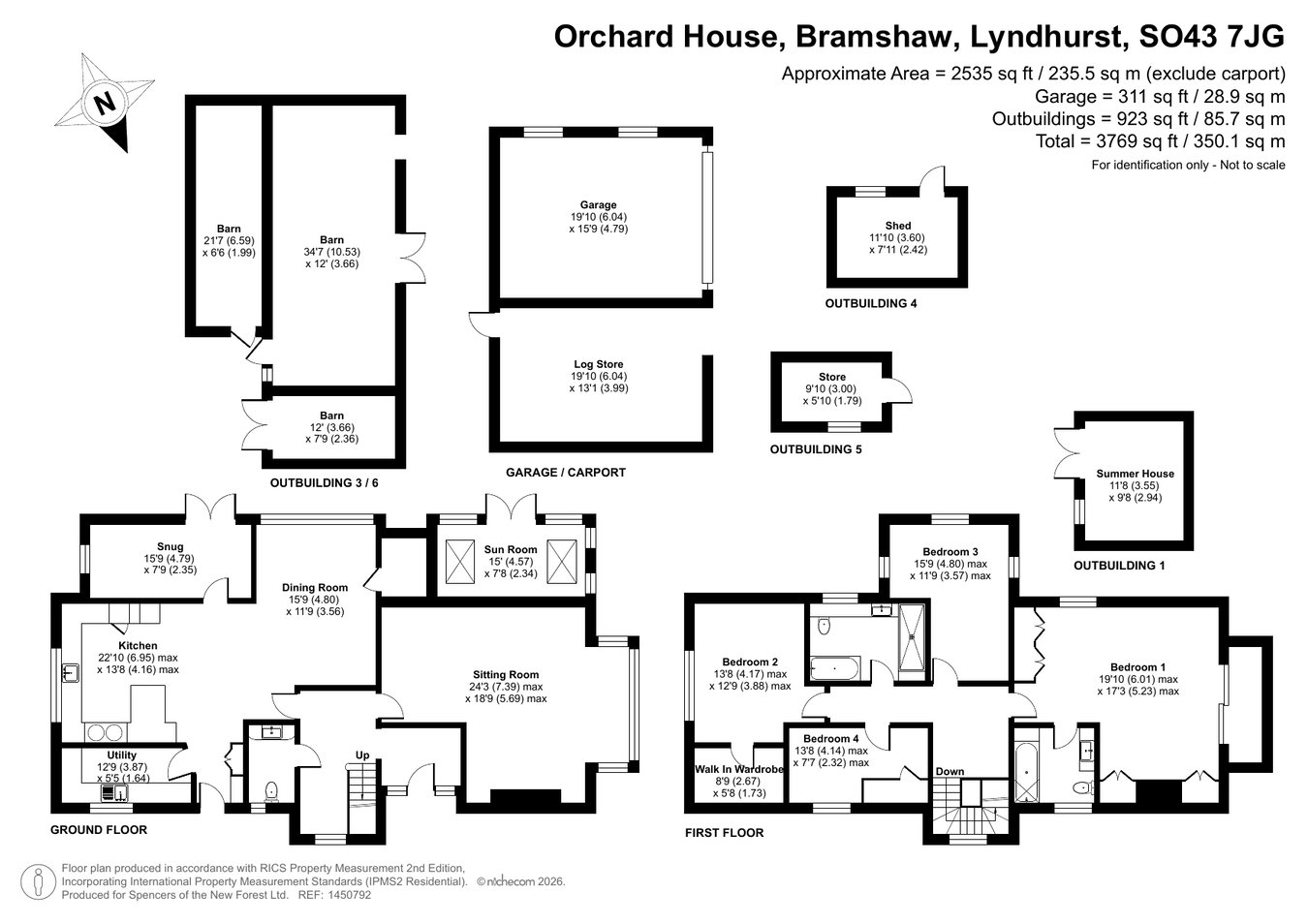 Orchard House, Bramshaw Hill Road, Lyndhurst floorplan