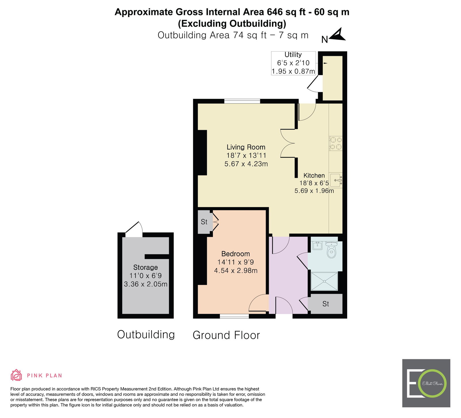 134,Garden Flat, Bath Road, Cheltenham floorplan