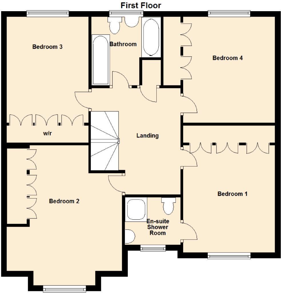 54, Preston Drive, Daventry floorplan