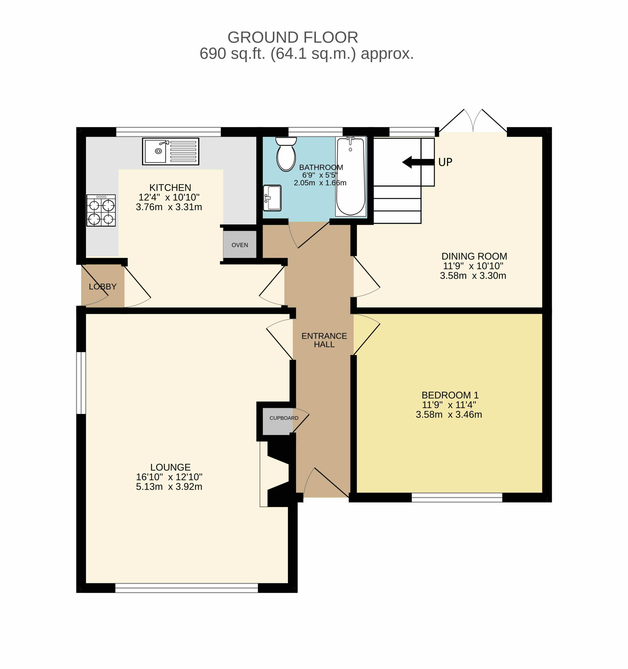 13, Green Spring Avenue, Barnsley floorplan