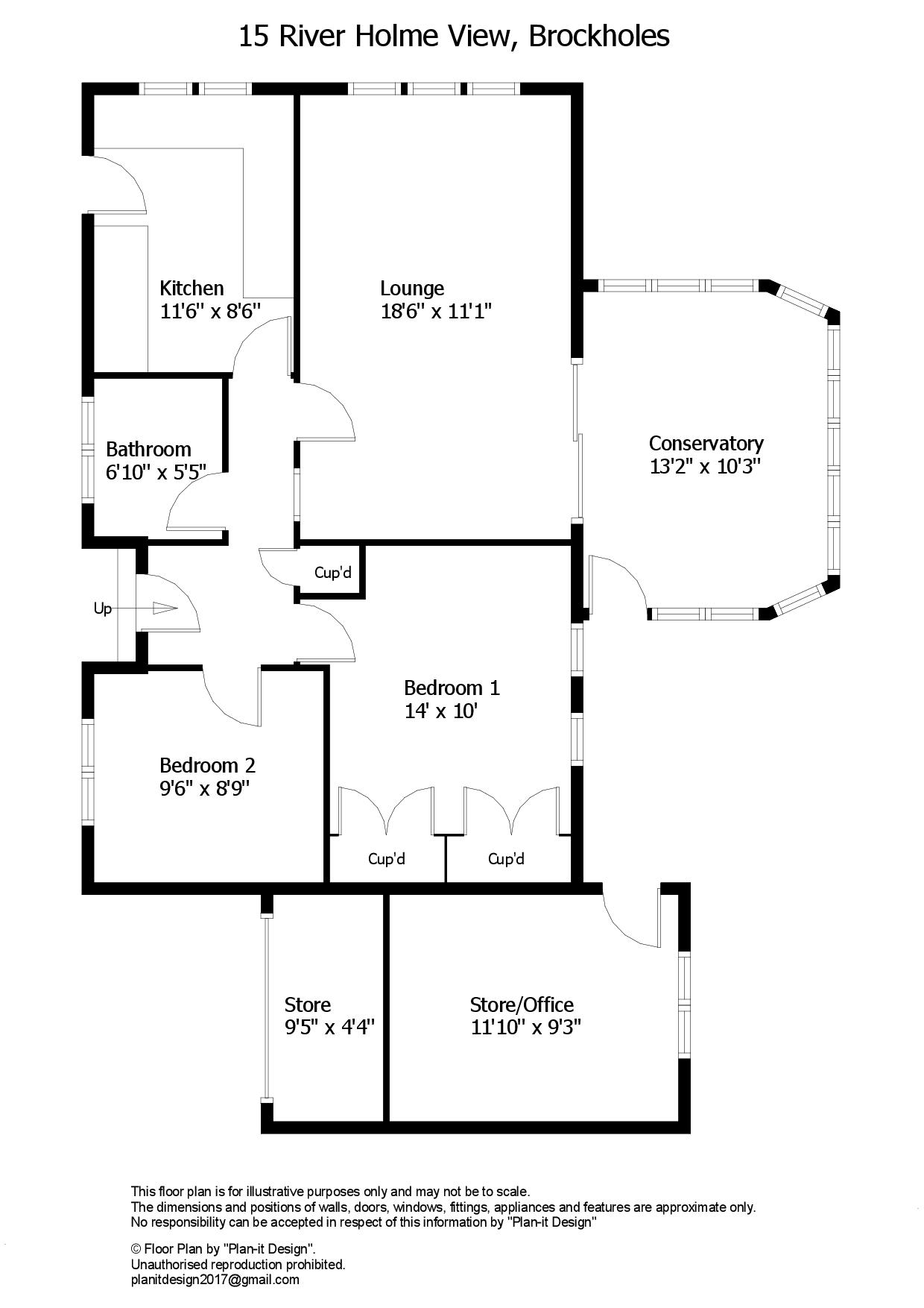 15, River Holme View, Holmfirth floorplan
