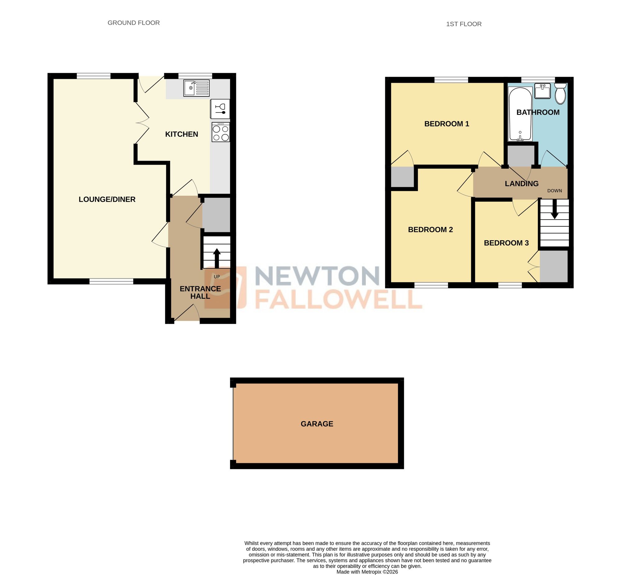 31 Ringrose Close, Newark floorplan