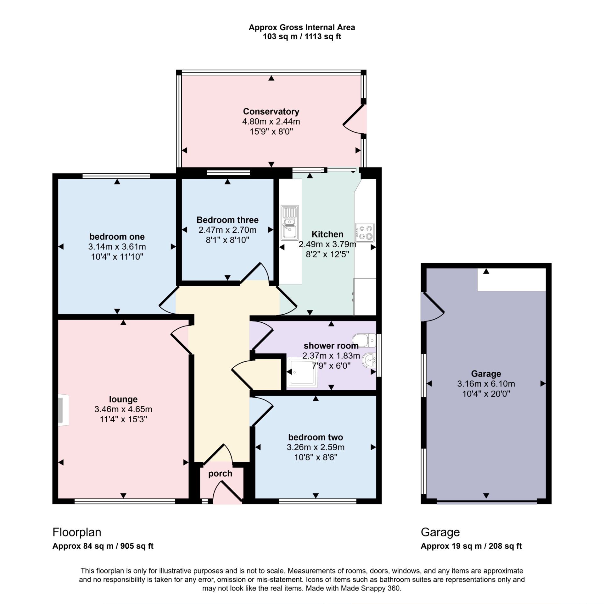 37, Hurdman Way, Skegness floorplan