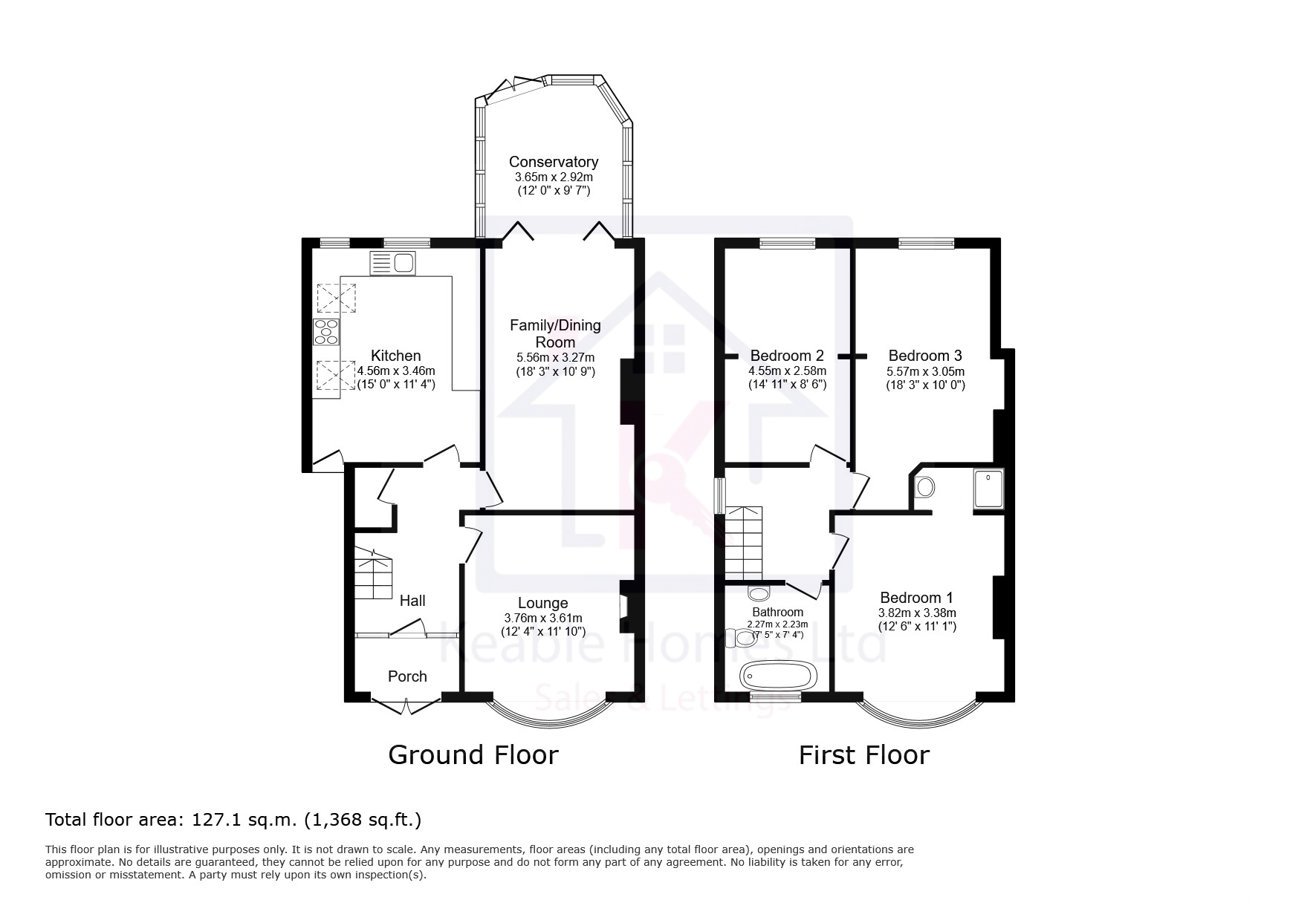 37, Norton Lane, Walsall floorplan