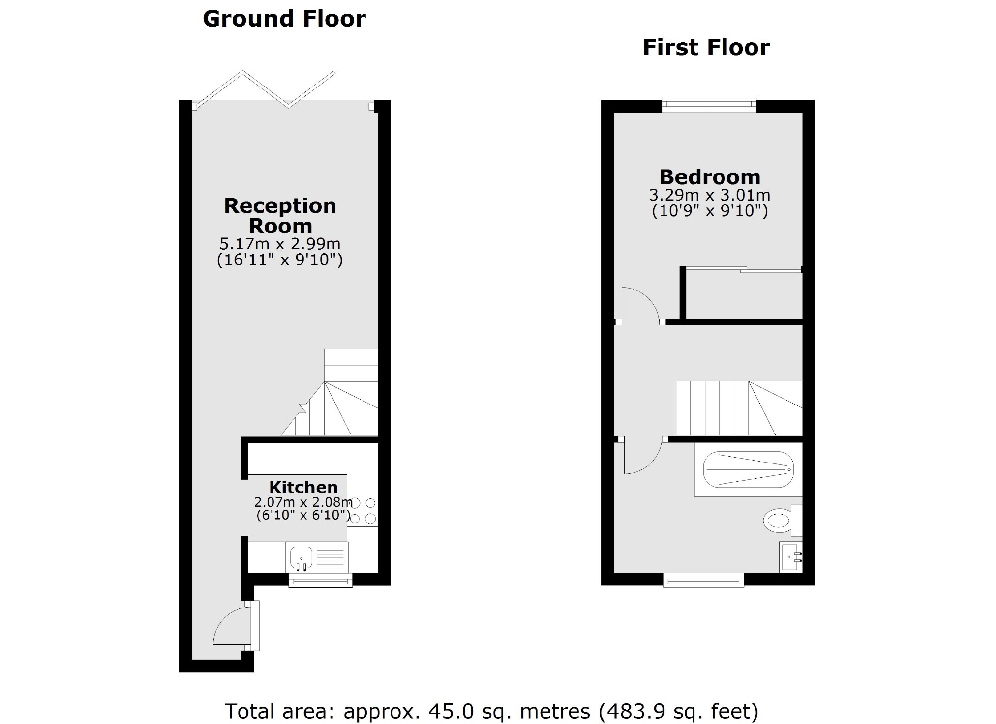 52, Fulwood Walk, London floorplan