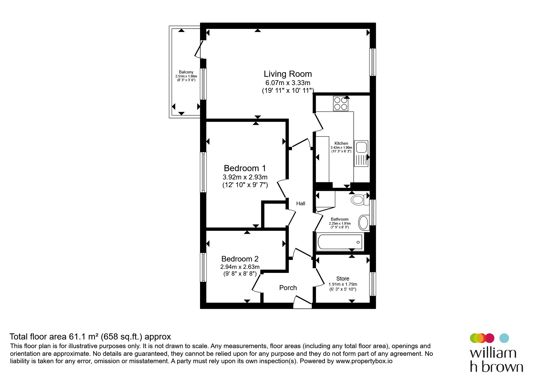 5, Stradbroke Walk, Sheffield floorplan