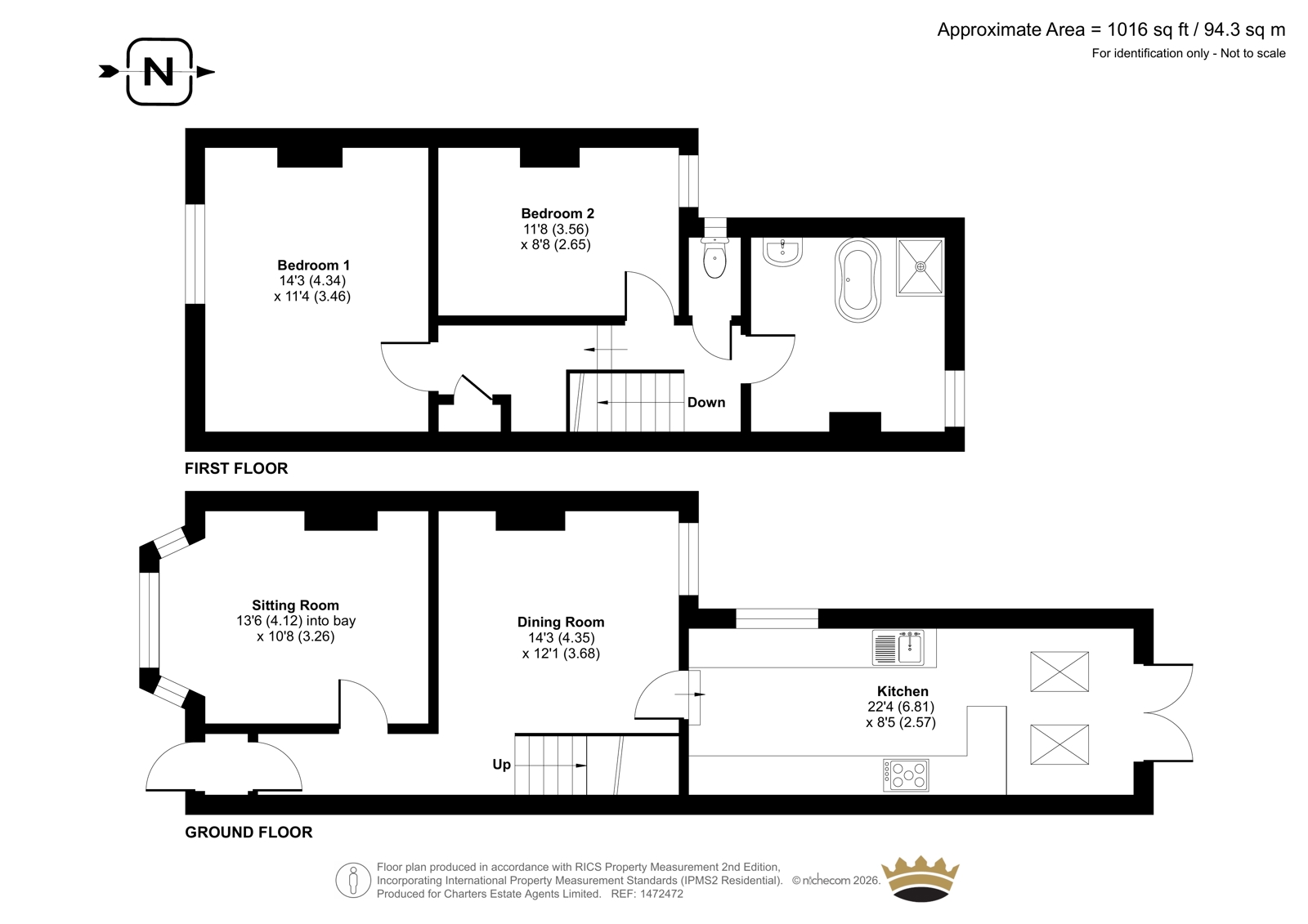 18, Queen Street, Worthing floorplan