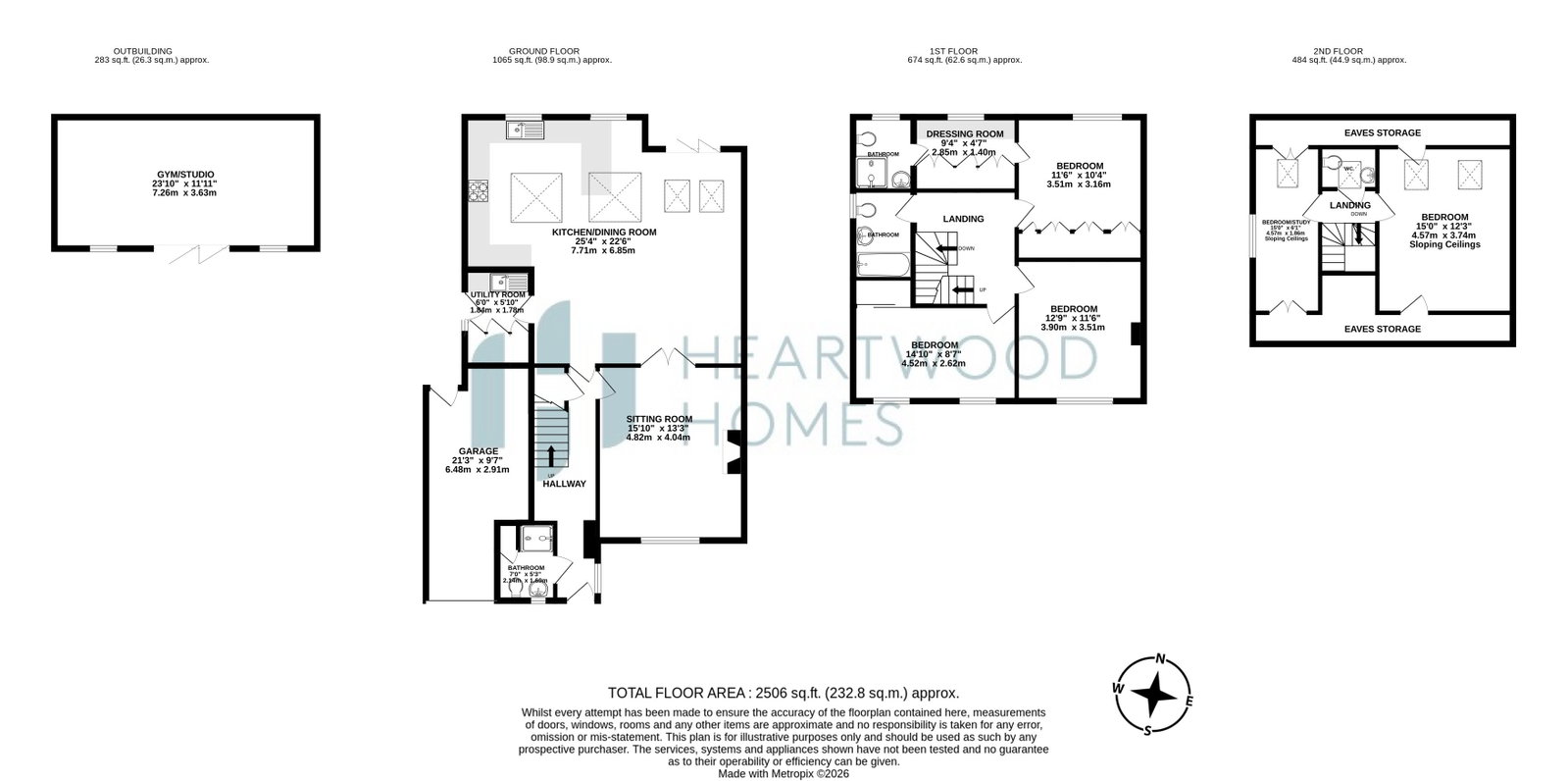89, The Ridgeway, St. Albans floorplan