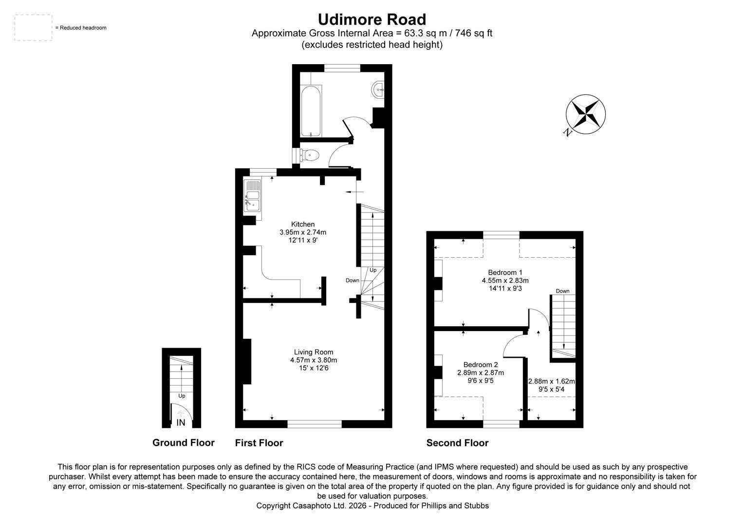 First Floor 28, Udimore Road, Rye floorplan
