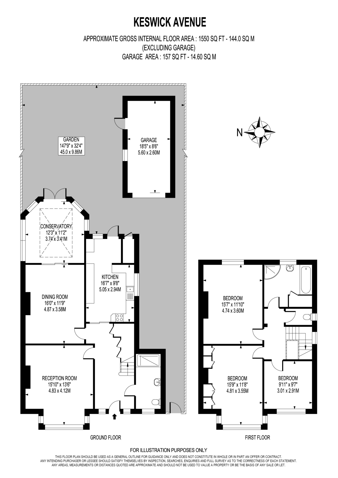 19, Keswick Avenue, London floorplan