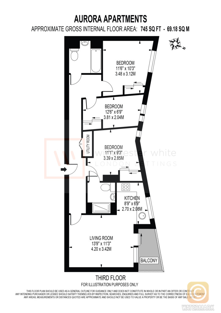 10 Buckhold Road, London floorplan