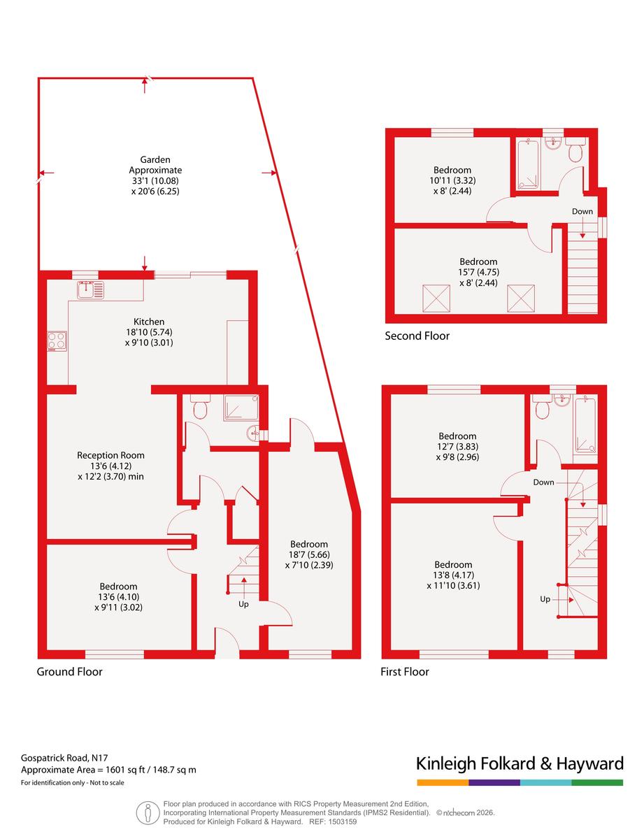 122, Gospatrick Road, London floorplan