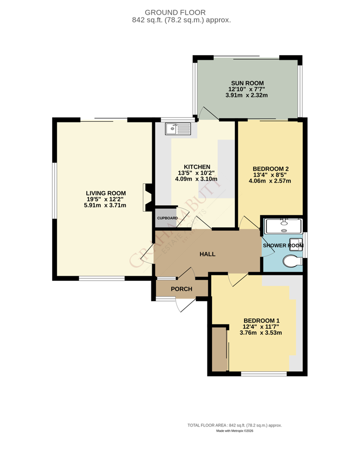 19, Highdown Drive, West Sussex floorplan