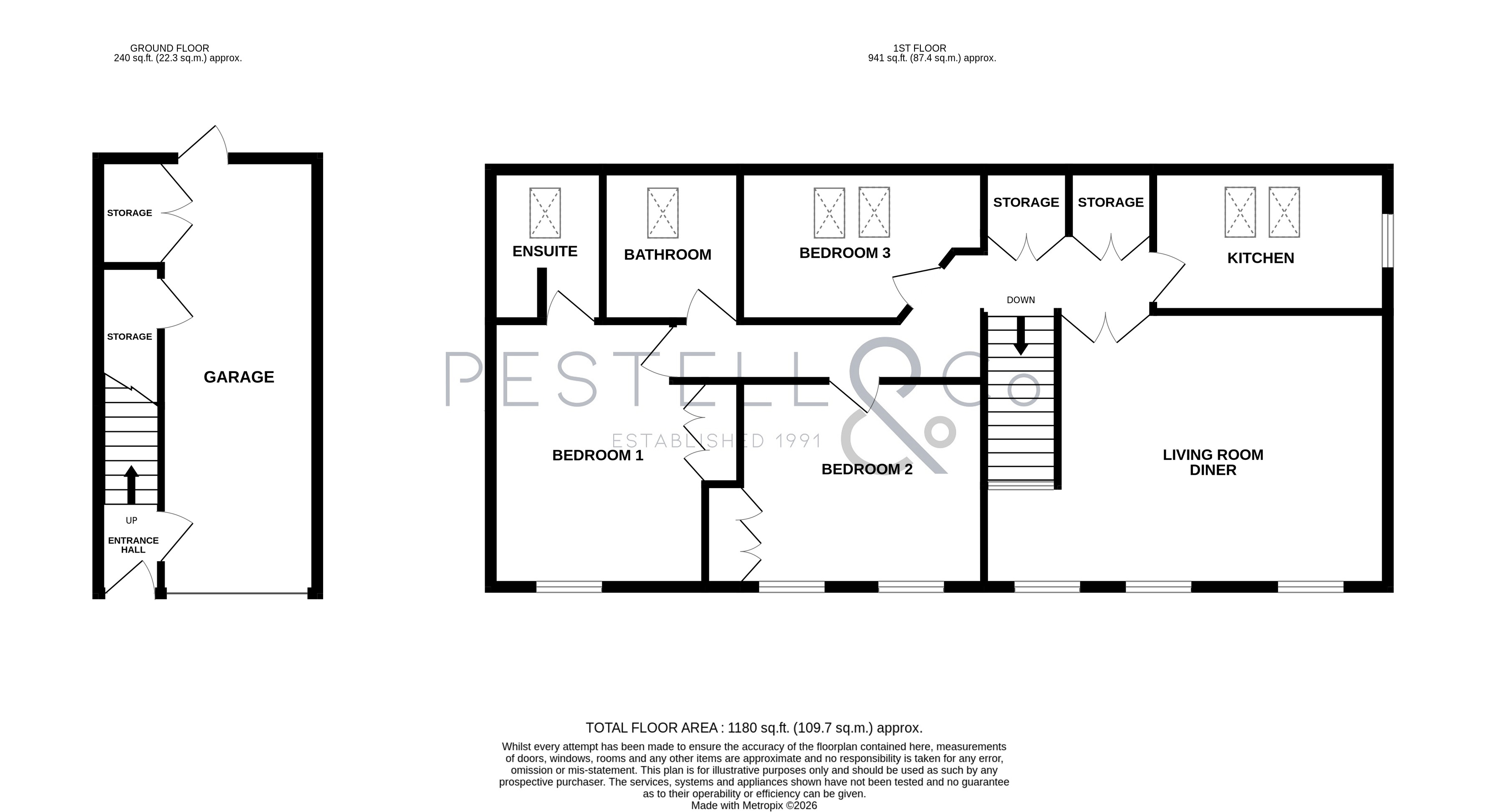 39, Baynard Avenue, Dunmow floorplan