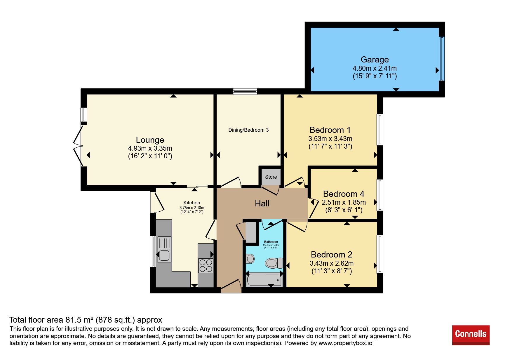 Stanstead Road, Dorchester floorplan
