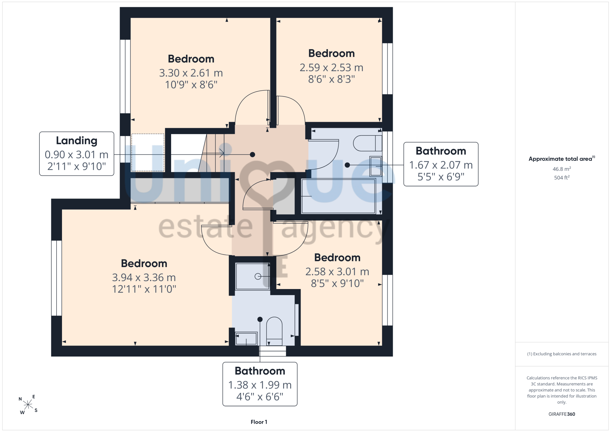 41, Stork Close, Thornton-Cleveleys floorplan