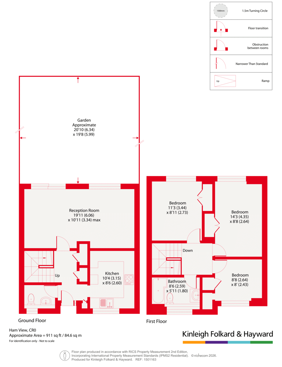 36 Berkeley Court,, Ham View, Croydon floorplan