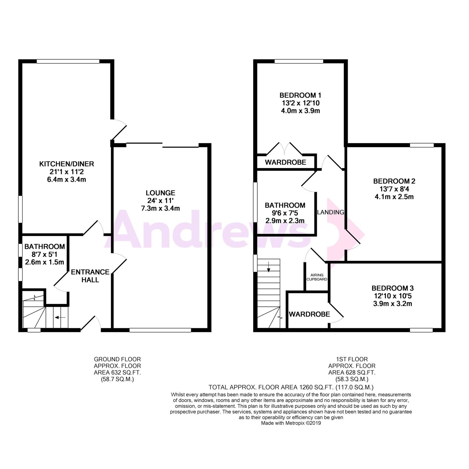 3 Bedrooms Semi-detached house for sale in Lee Street, Horley RH6