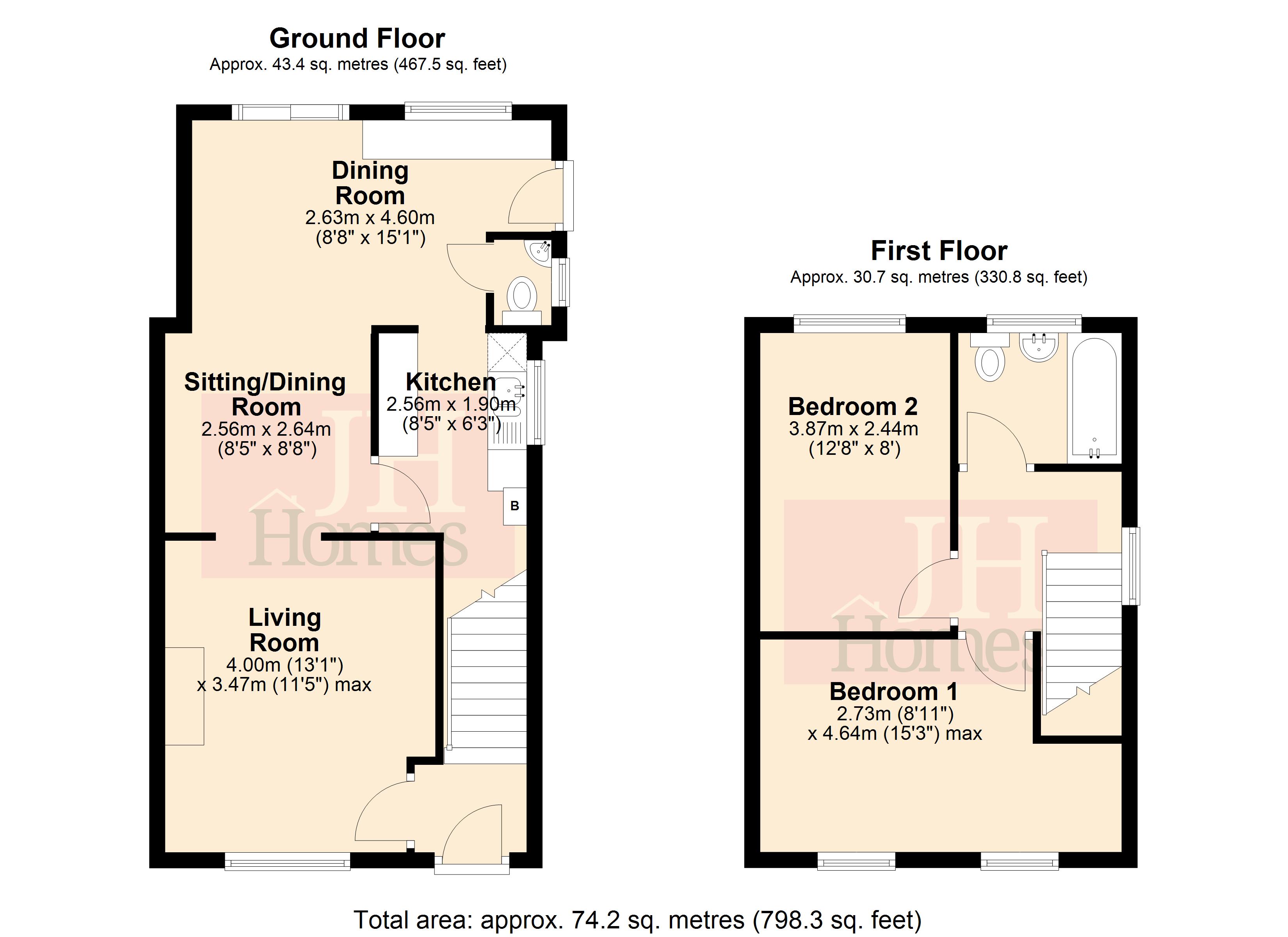 40, Oakwood Drive, Ulverston floorplan