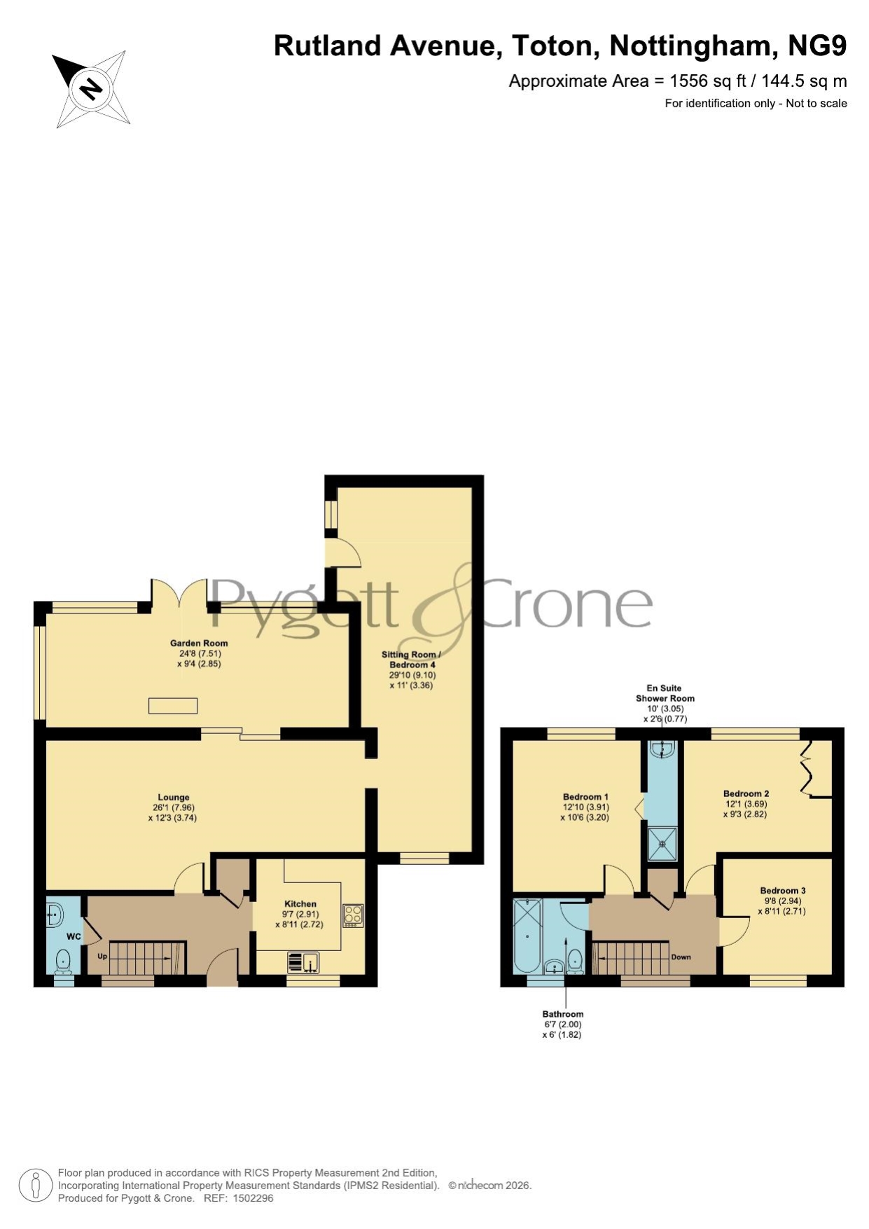 47, Rutland Avenue Toton, Nottingham floorplan