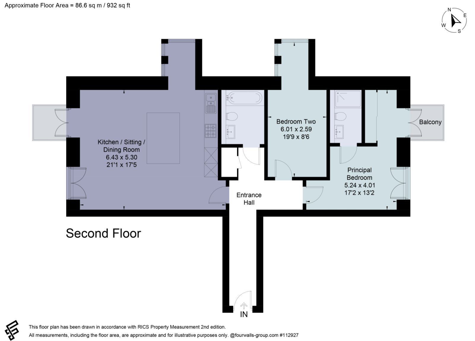 21 Flour House,, French Yard, Bristol floorplan