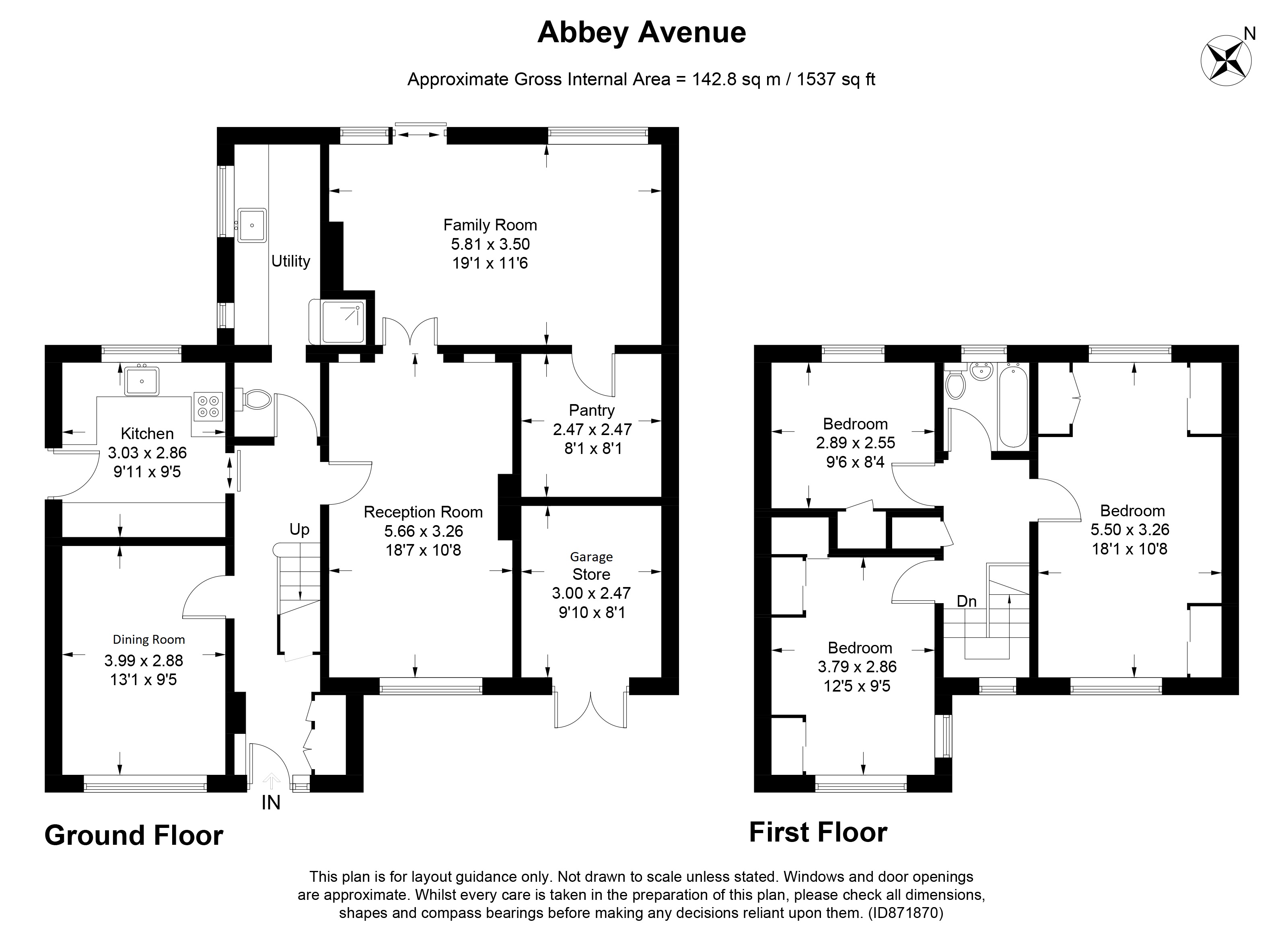 Abbey Avenue, St. Albans, Hertfordshire AL3, 3 bedroom detached house
