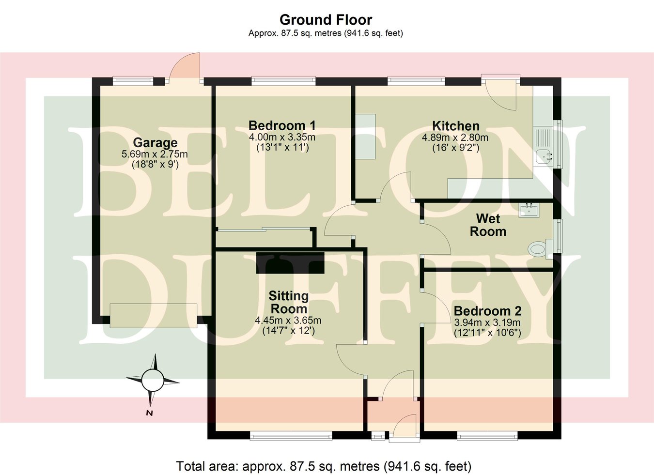 18, Russell Close, Wells-next-the-Sea floorplan