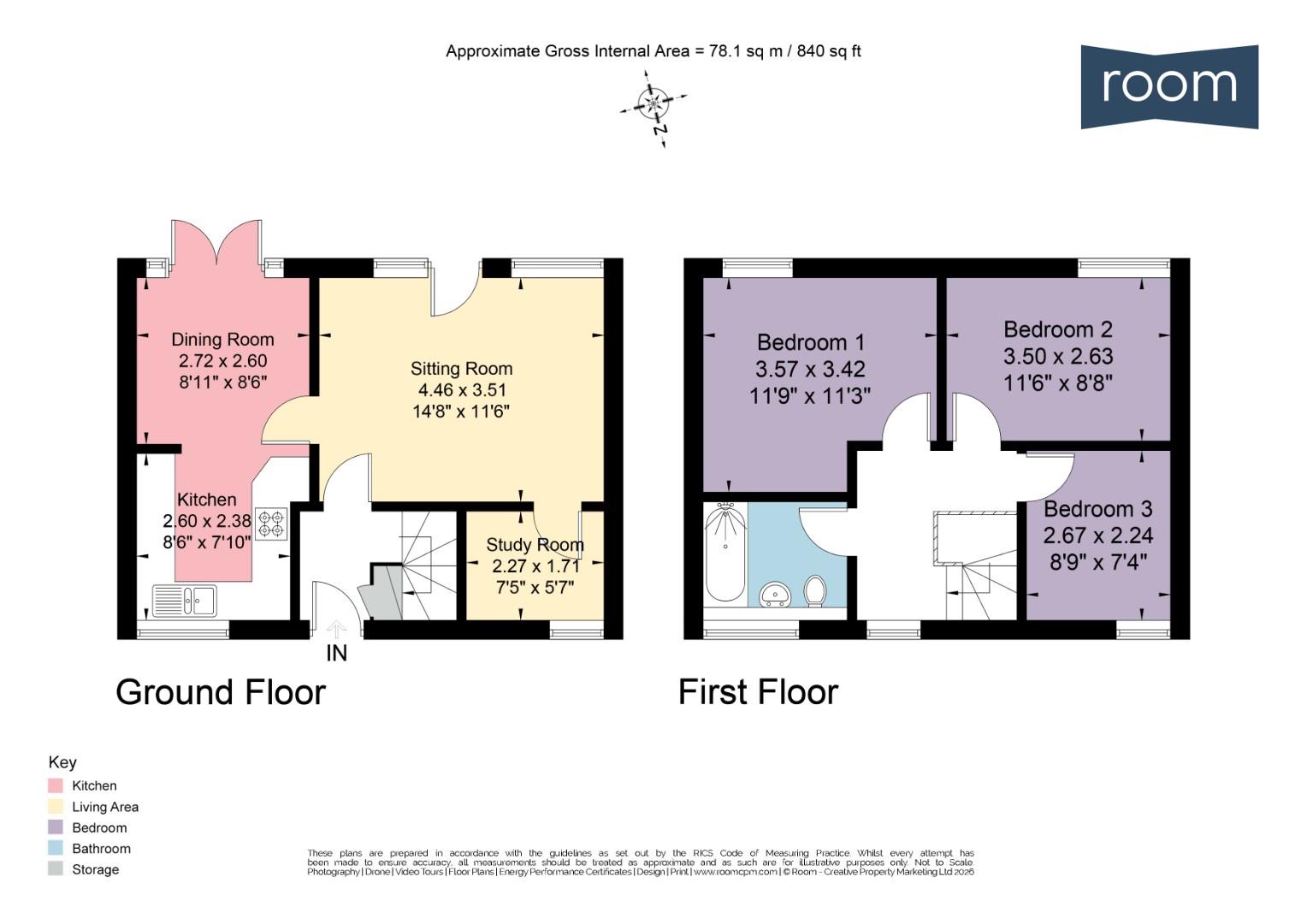 11, Uphill Drive, Bath floorplan