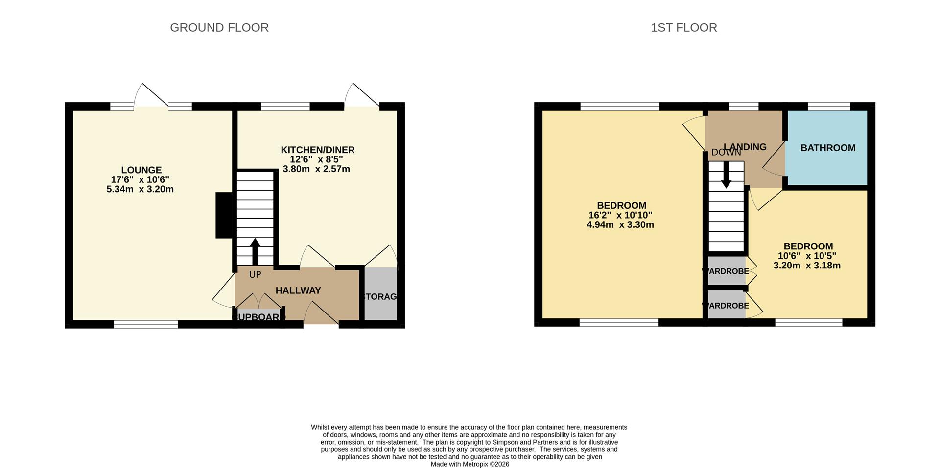 26, Cosgrove Way, Northampton floorplan