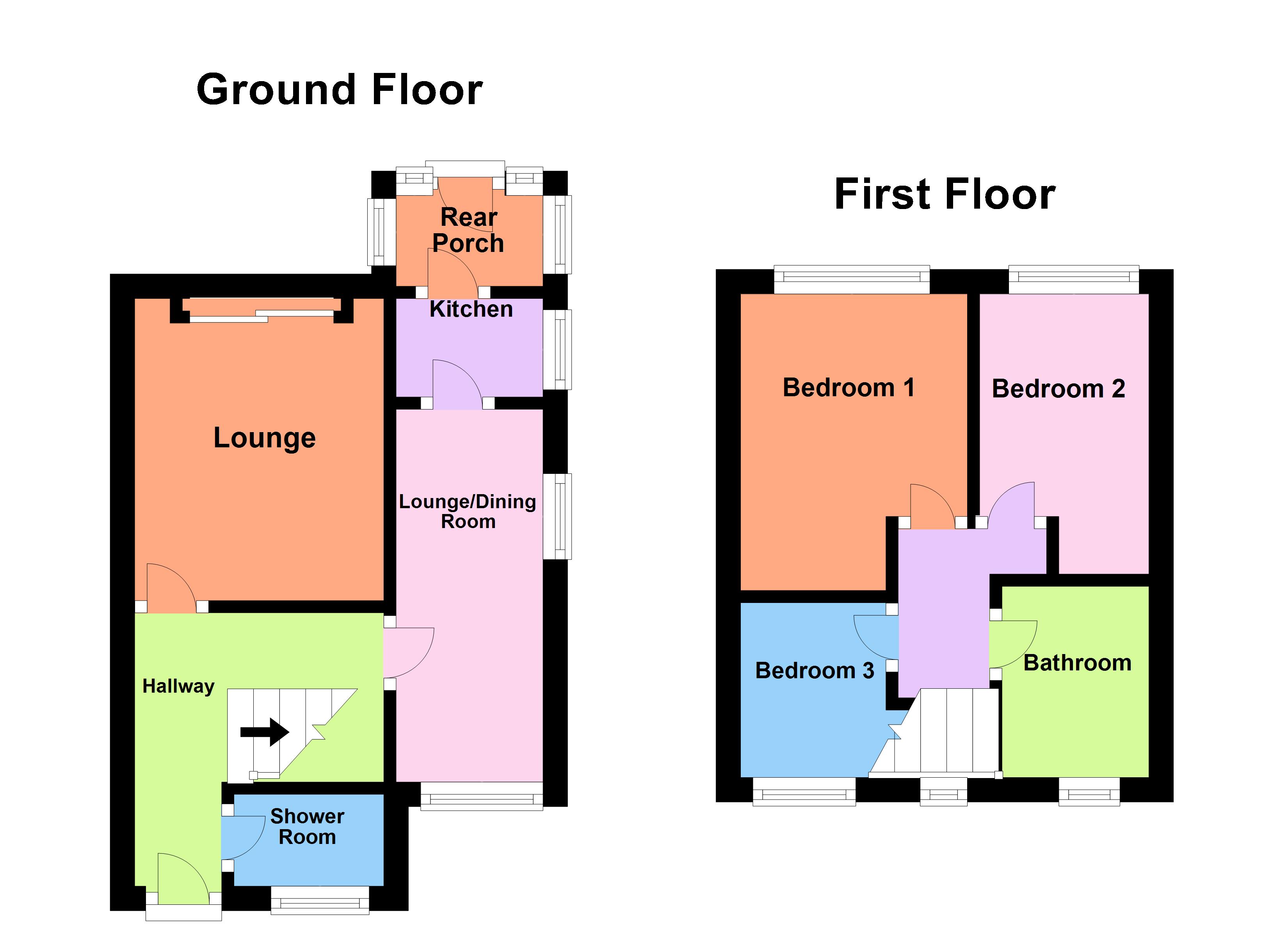 1, Bluebell Court, Doncaster floorplan