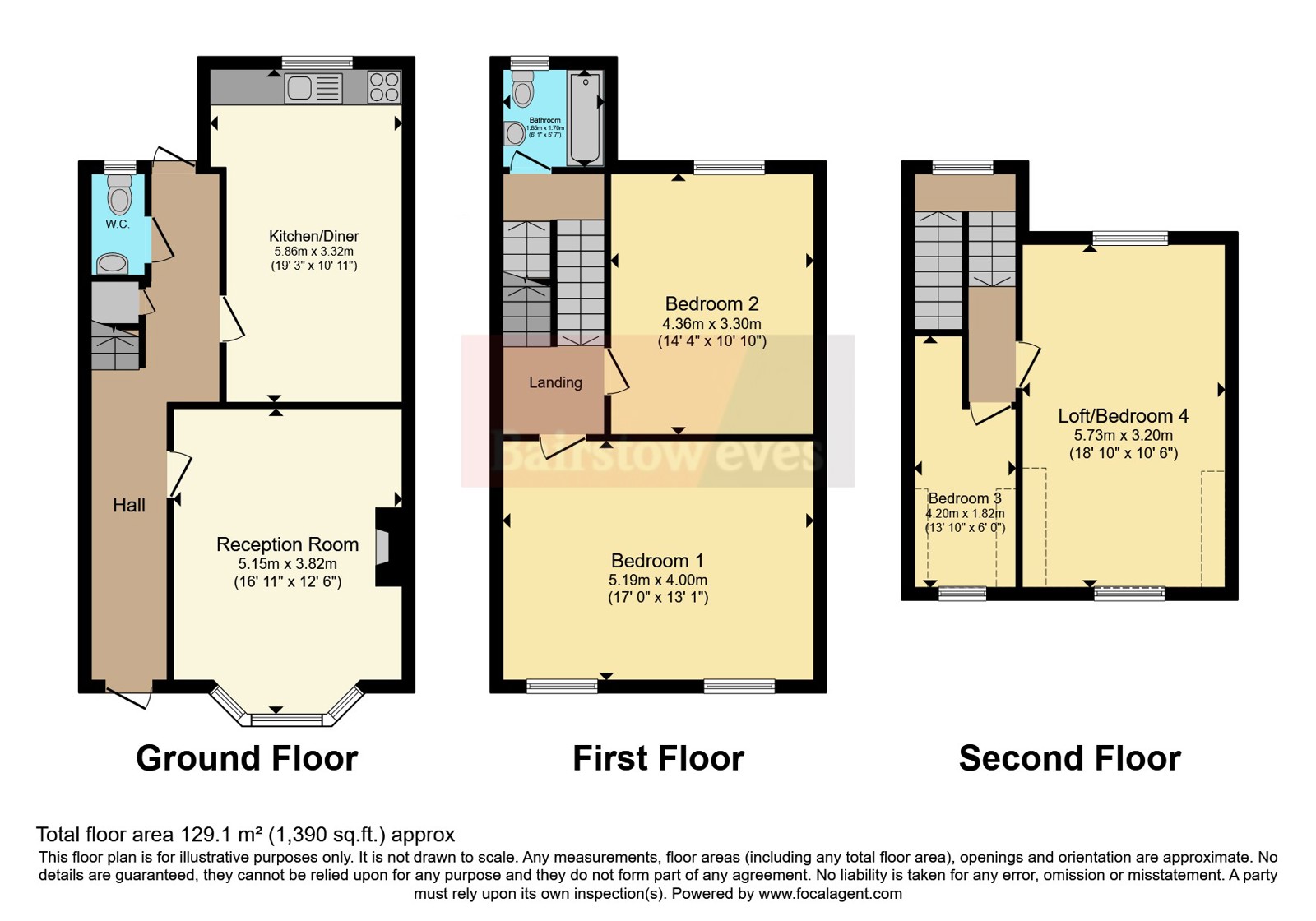 40,, St. Mark's Rise, London floorplan