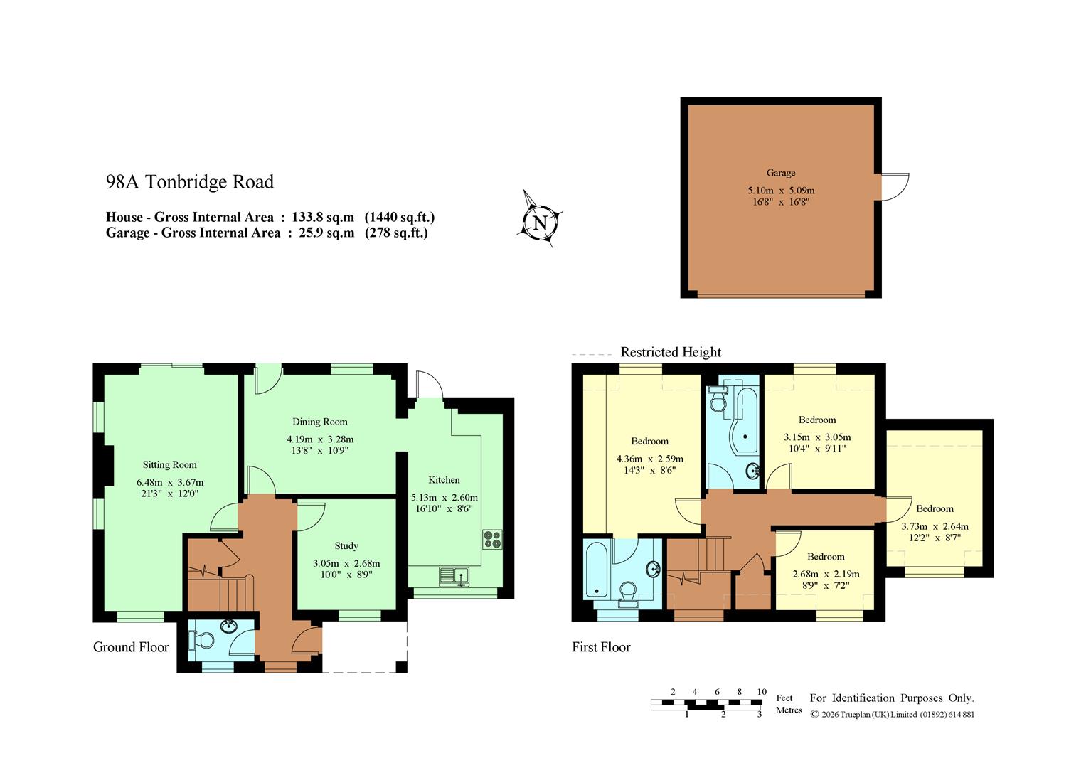 98A, Tonbridge Road, Hildenborough floorplan