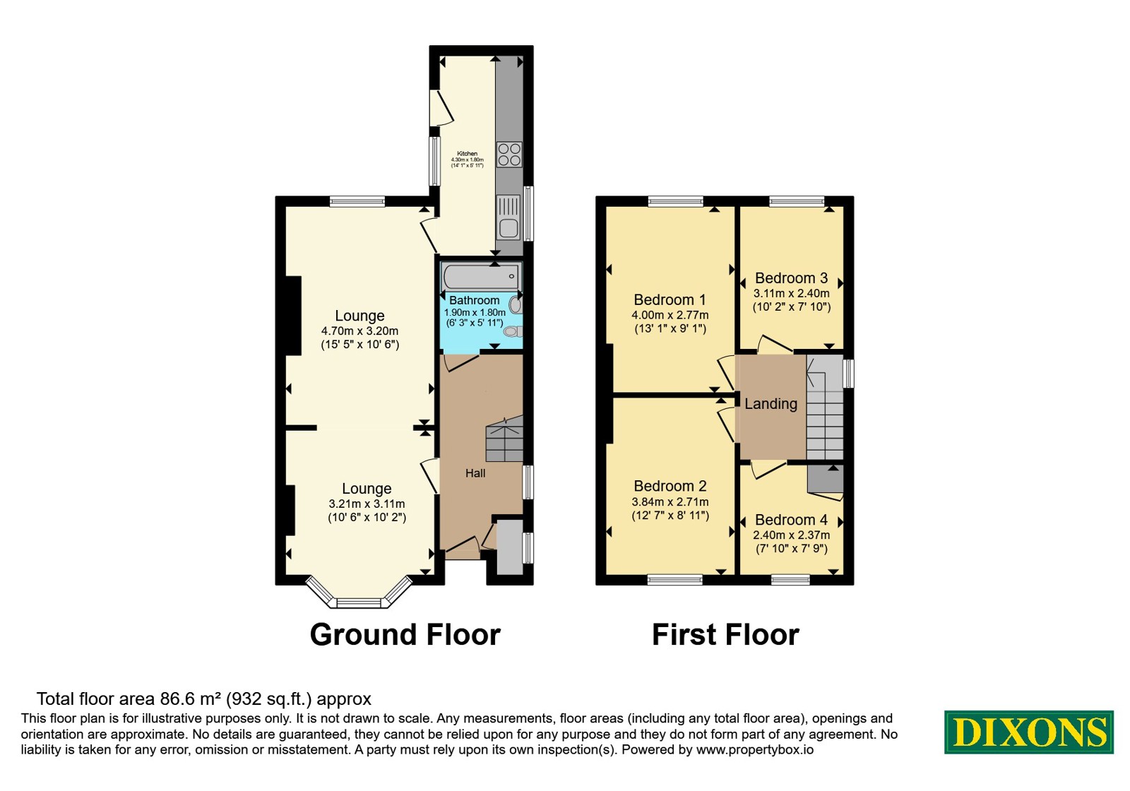 44, Cheverton Road, West Midlands floorplan