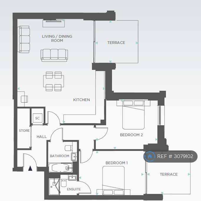 Neasden Lane, London floorplan