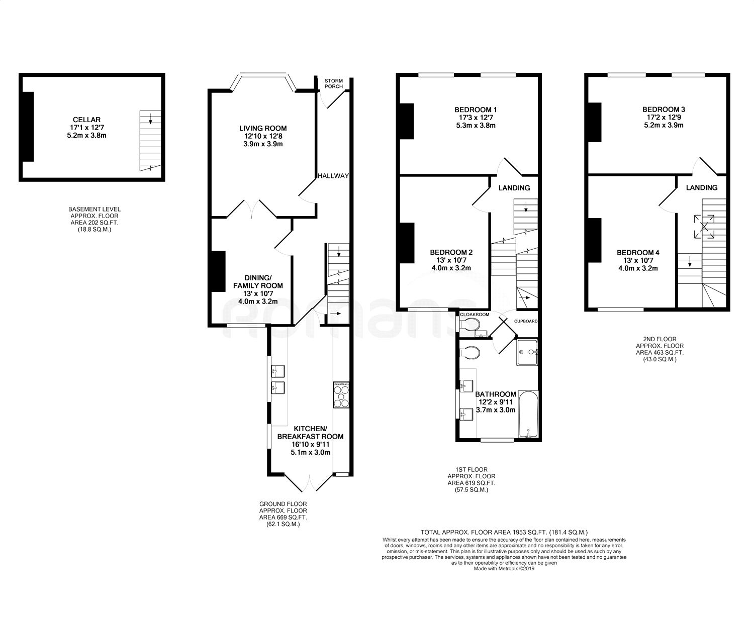 4 Bedrooms Terraced house for sale in Norfolk Road, Maidenhead, Berkshire SL6