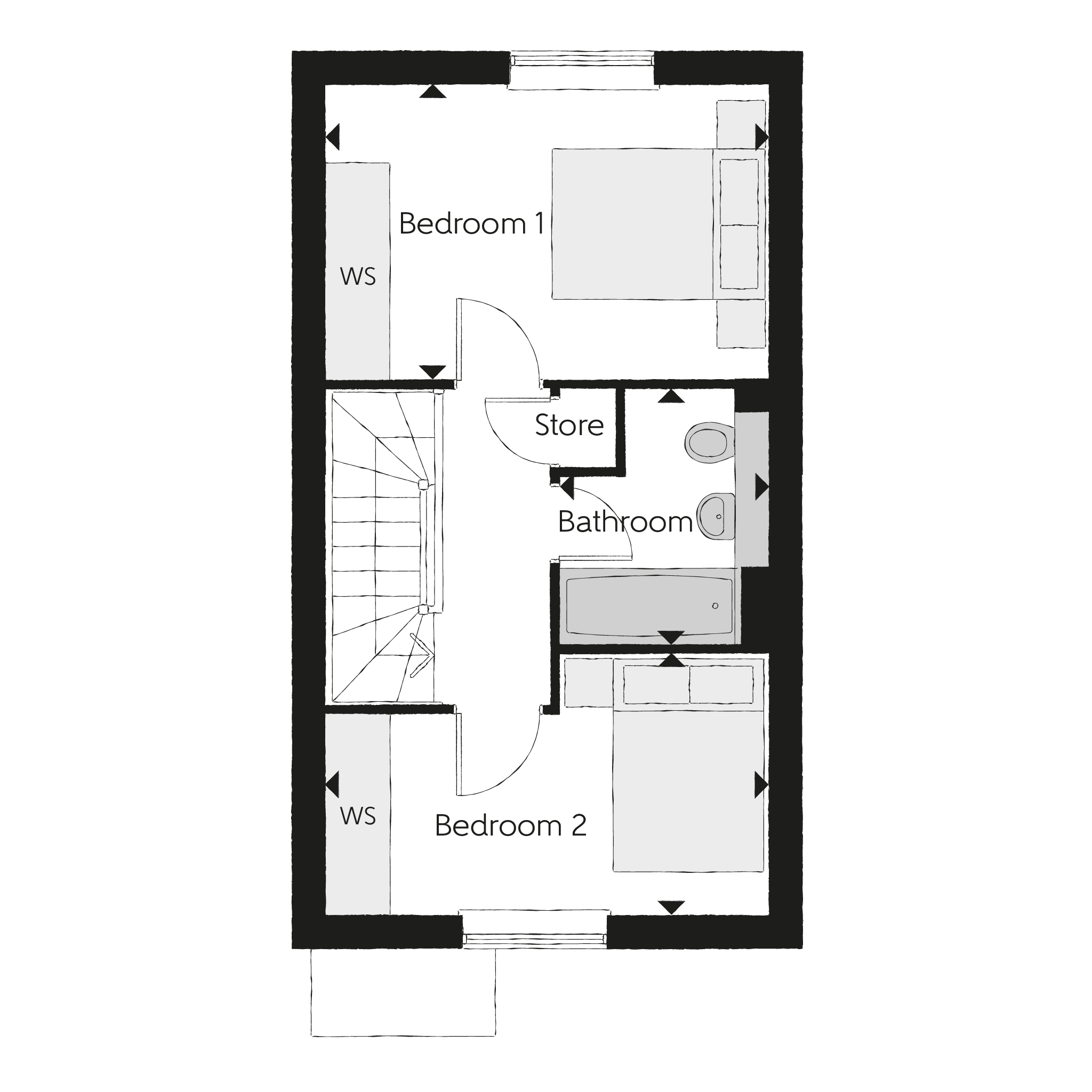 Blenheim Avenue, Brough floorplan