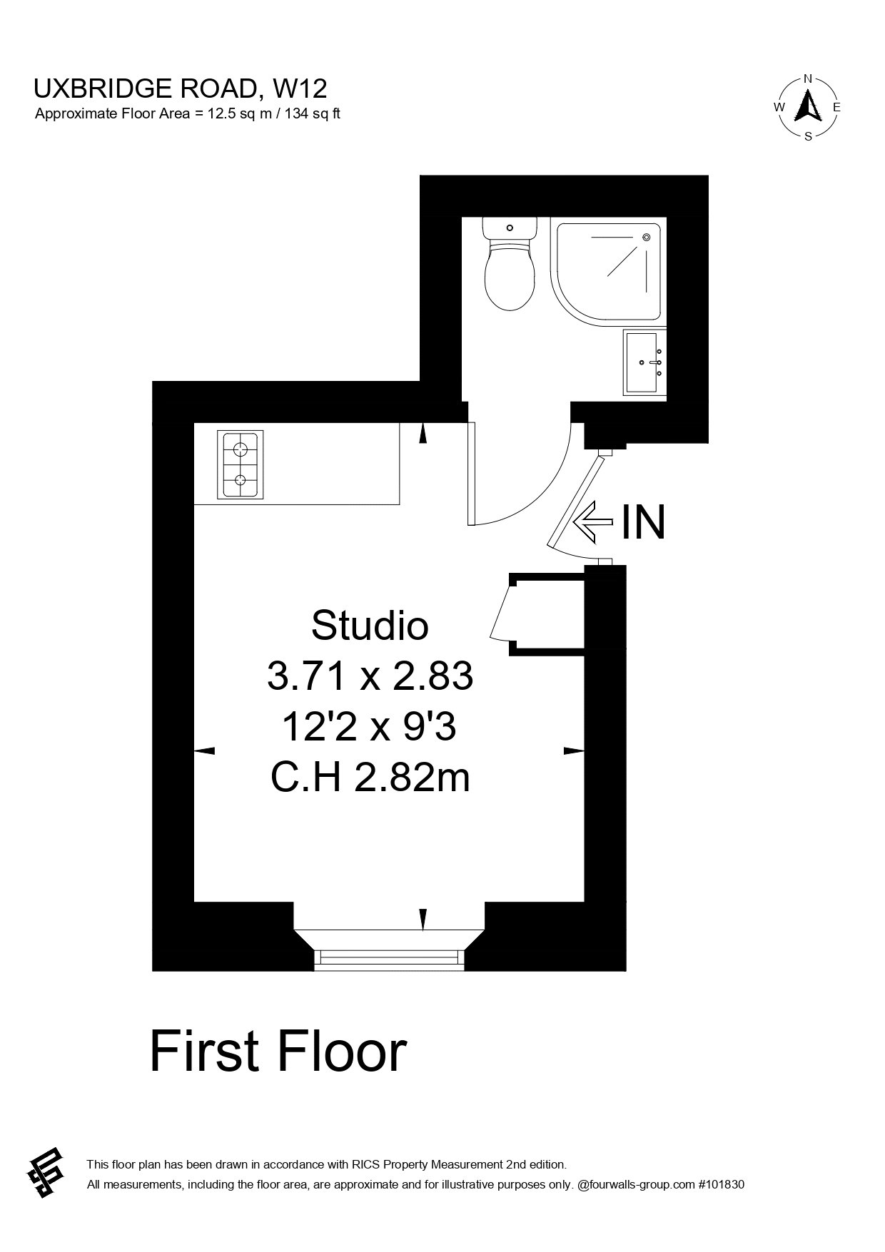 4, 207, Uxbridge Road, London floorplan