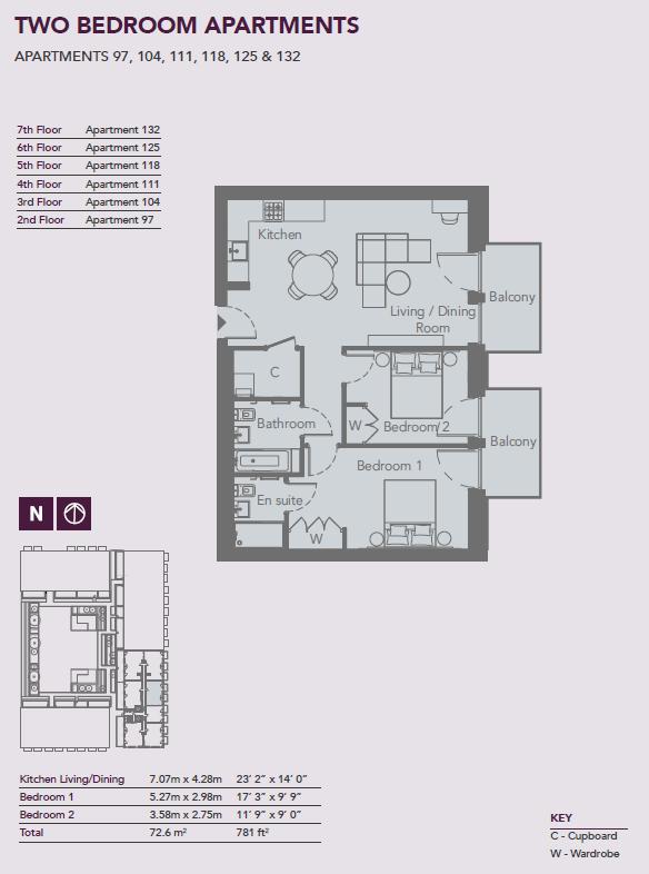 118 Caravel House, 22 Royal Crescent, London floorplan