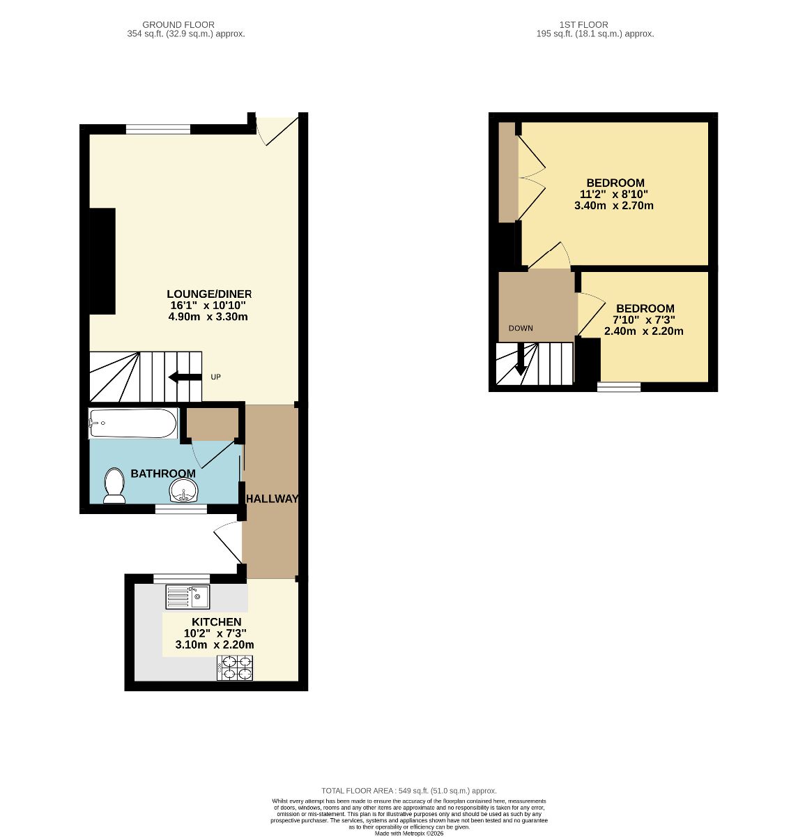 23 North Street, Okehampton floorplan