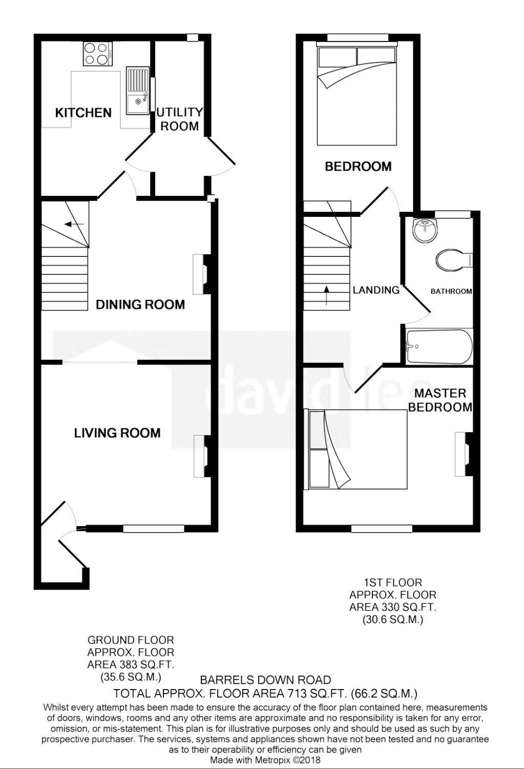 2 Bedrooms End terrace house to rent in Barrells Down Road, Bishop's Stortford CM23