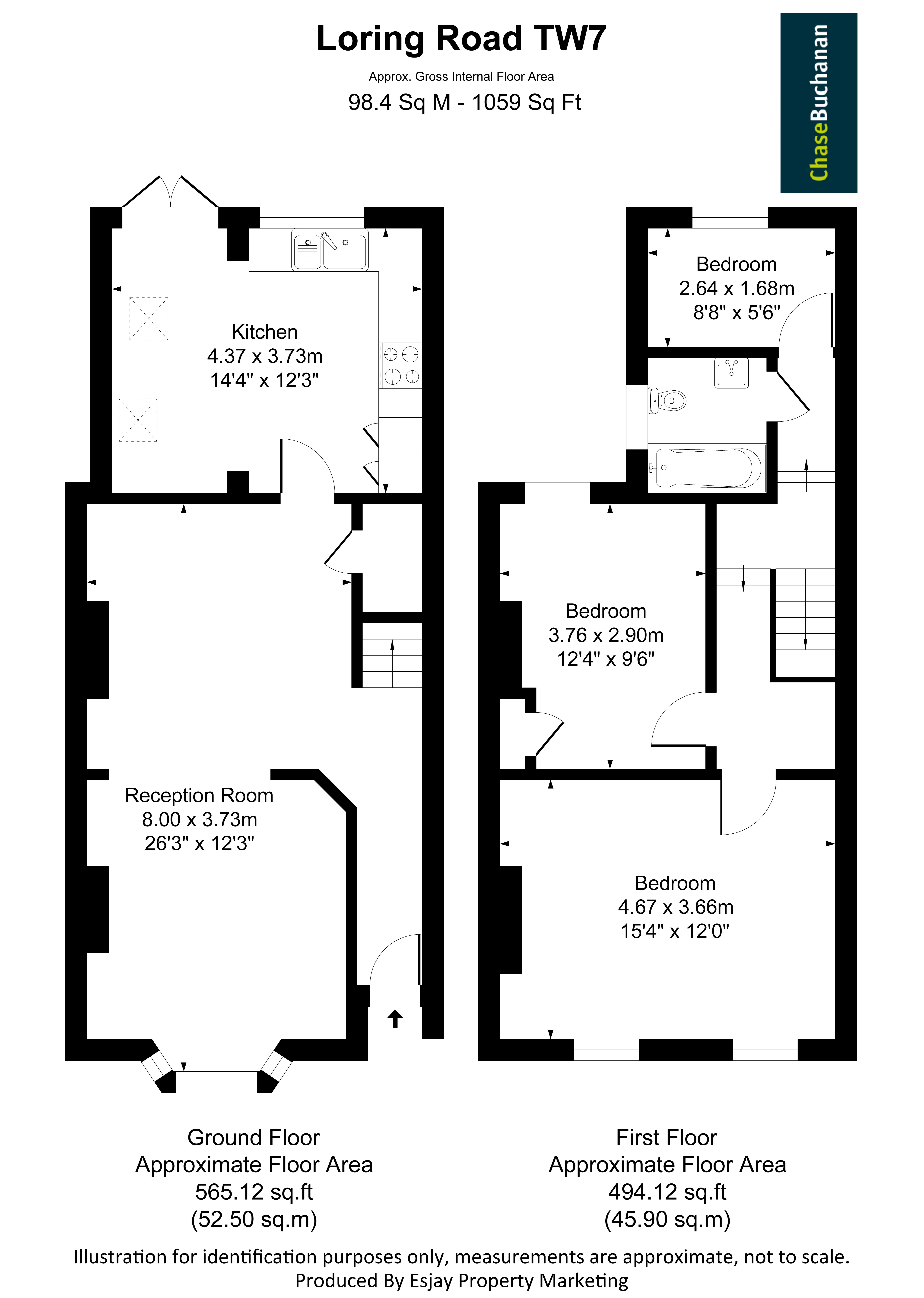 42, Loring Road, Isleworth floorplan