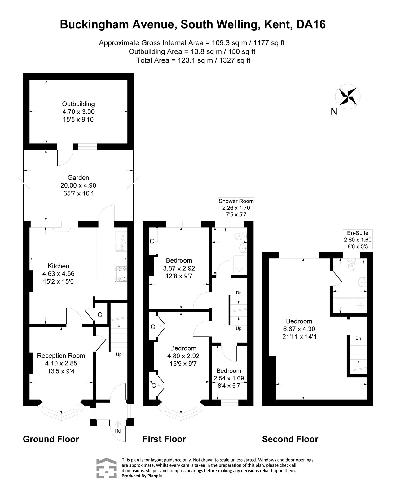 51, Buckingham Avenue, Kent floorplan