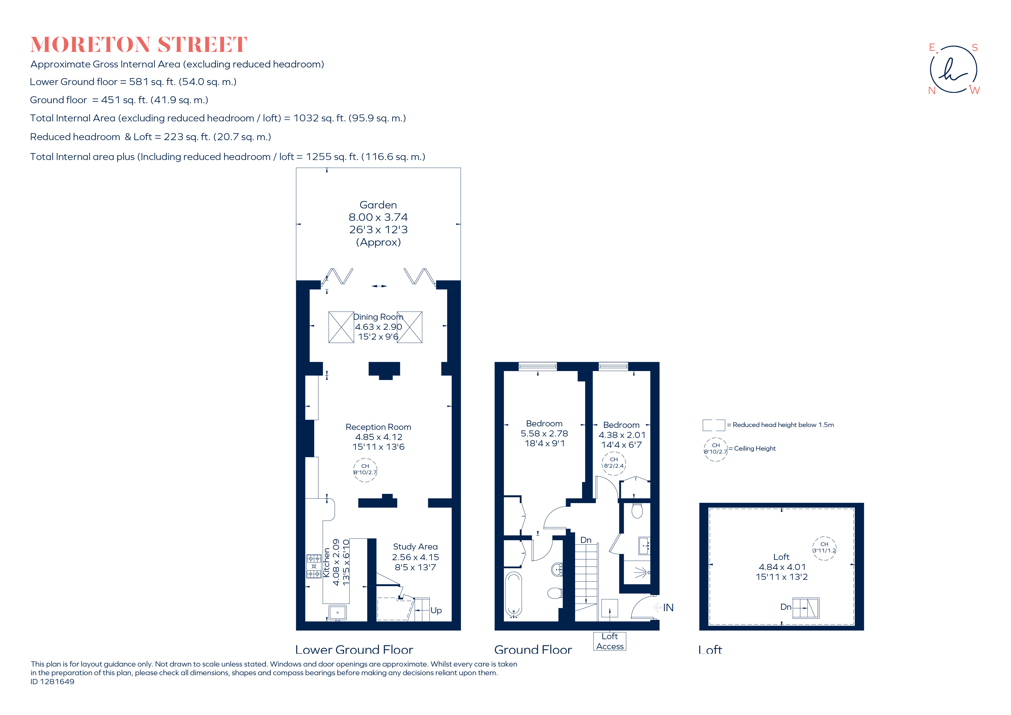 Flat 1, 41-43, Moreton Street, London floorplan