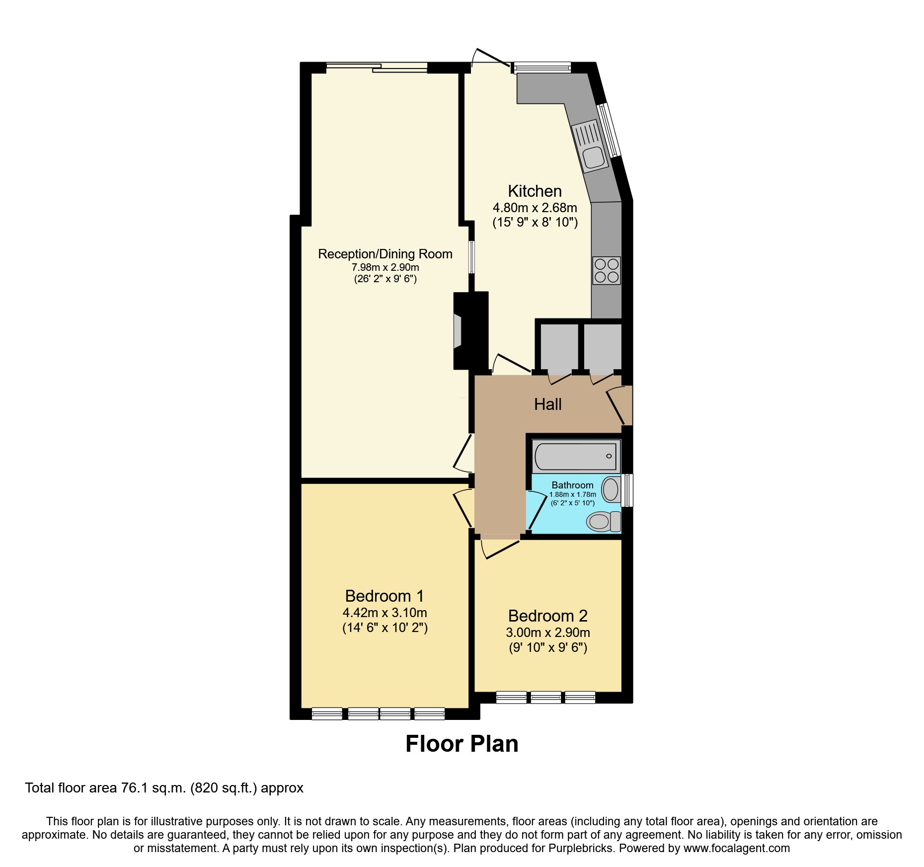 36, Jones Road, Goffs Oak floorplan