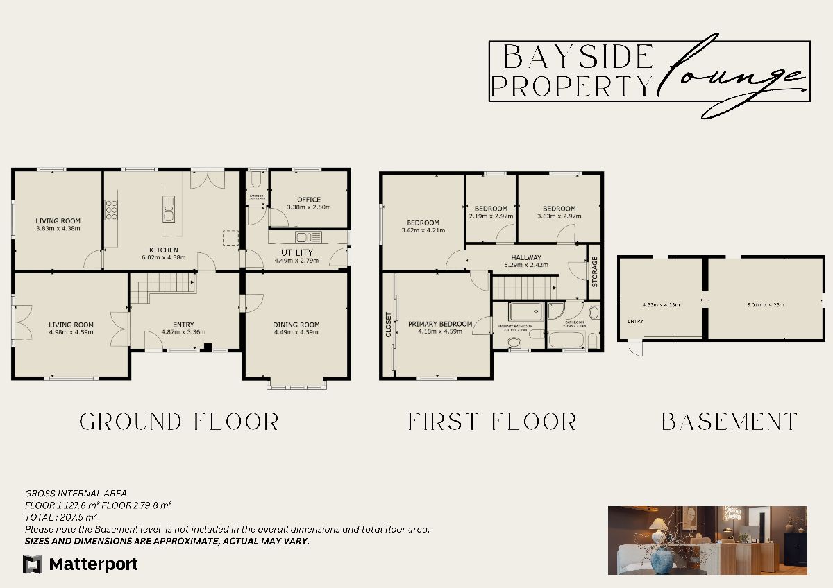 Bryn Gwennol, Treharris floorplan