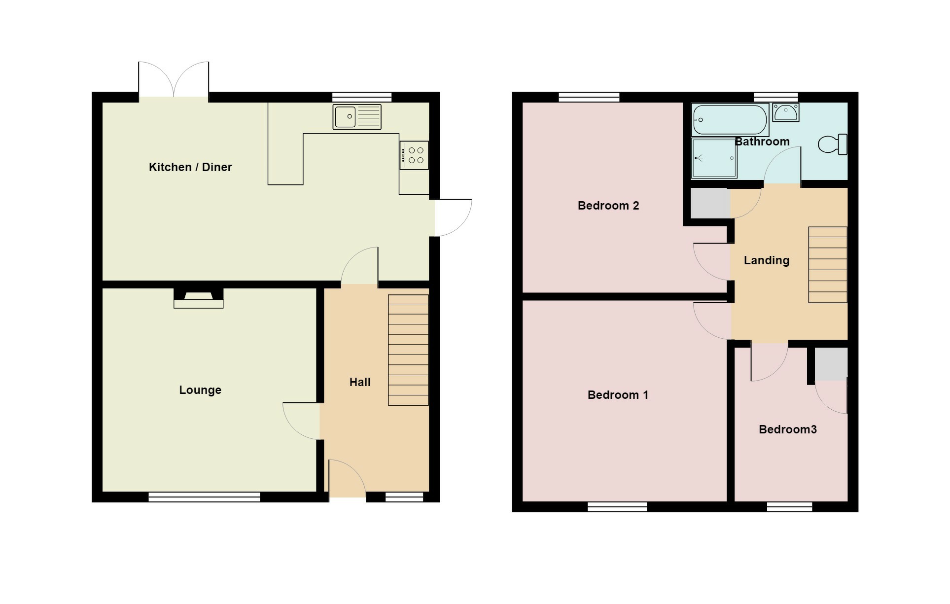 3 Bedrooms End terrace house for sale in Deerswood Road, Crawley RH11