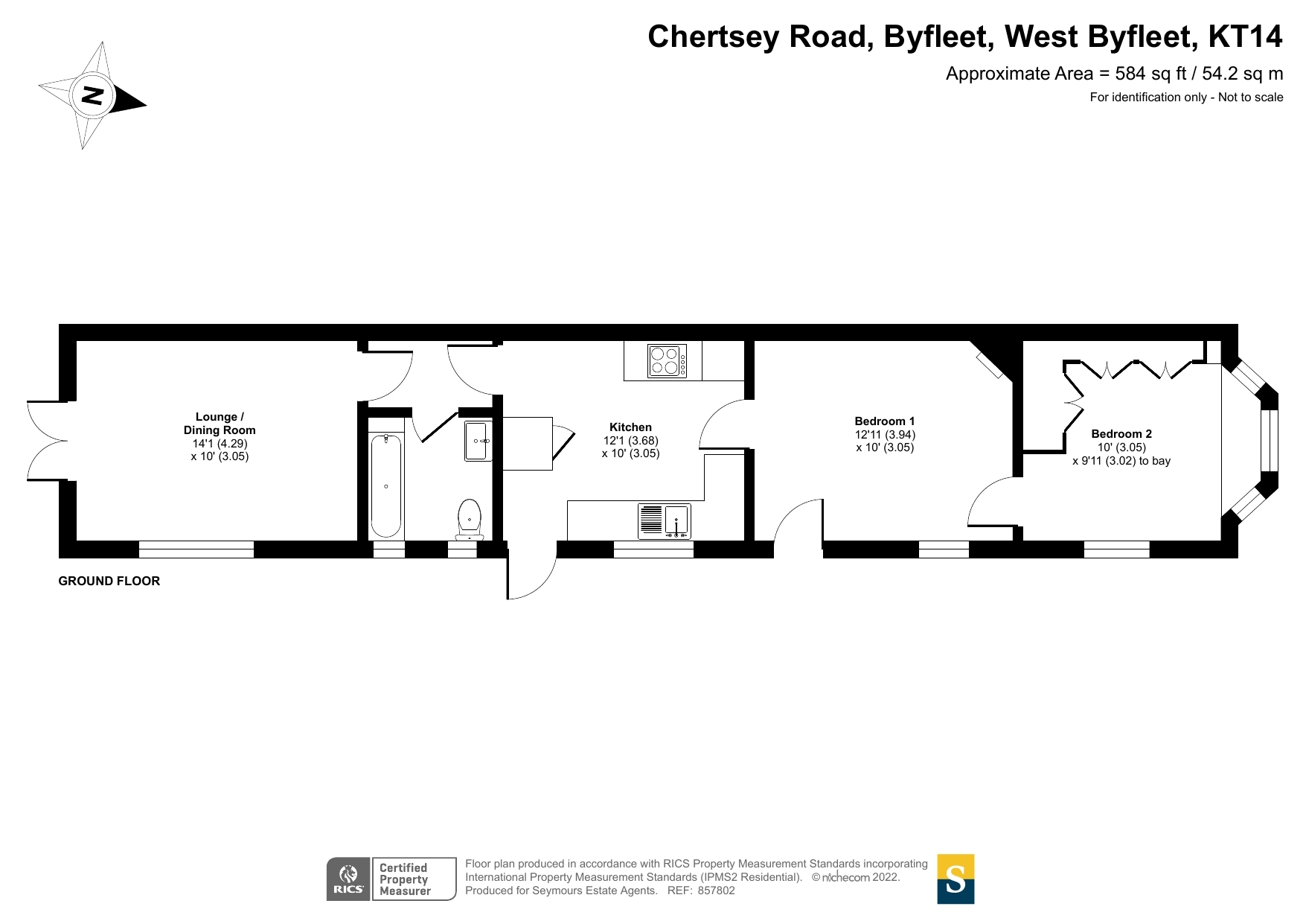 Byfleet, Surrey KT14, 2 bedroom bungalow for sale 61703874 PrimeLocation