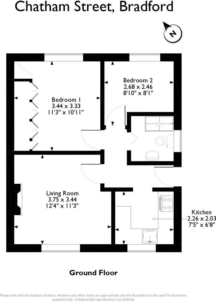 8, Chatham Street, Bradford floorplan