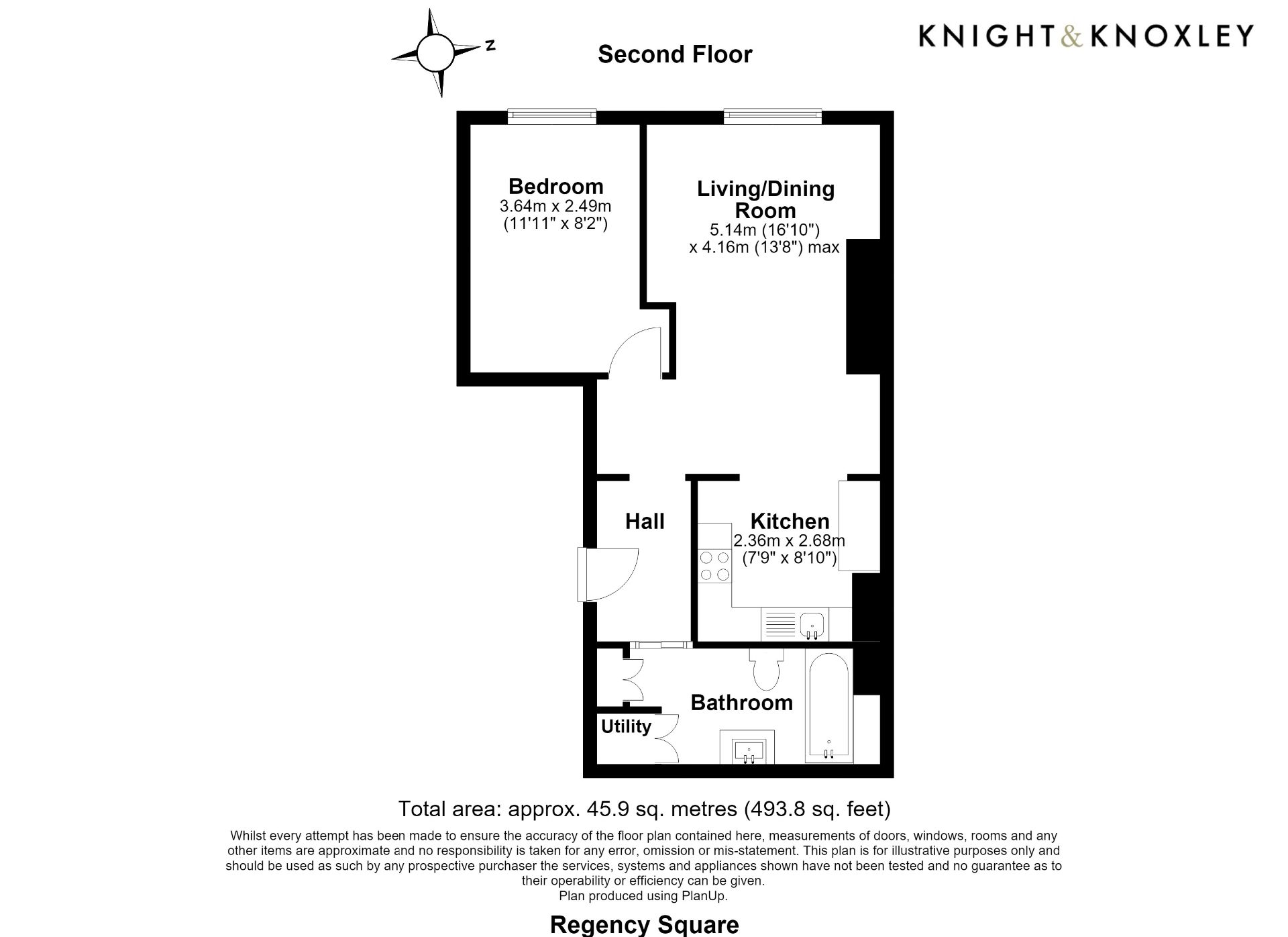 Flat 15, Regents Court, Brighton floorplan